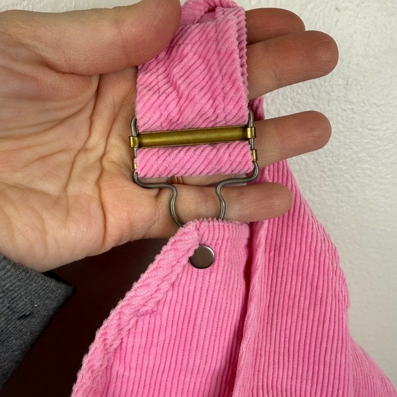 Retro Vintage Style Pink Corduroy Overalls By Happy Kids Joyeux Gamins Size 3 - Picture 13 of 16